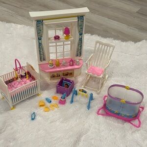 Vintage Barbie nursery set
